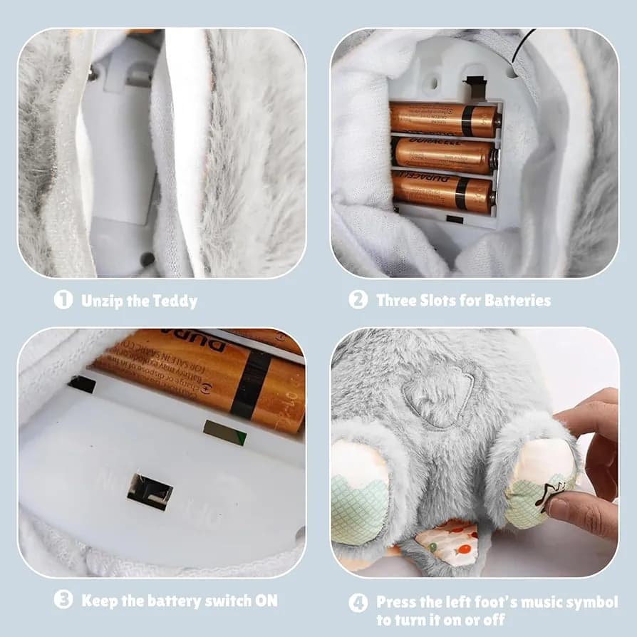 Breathing Teddy- A soft hug that breathes with you